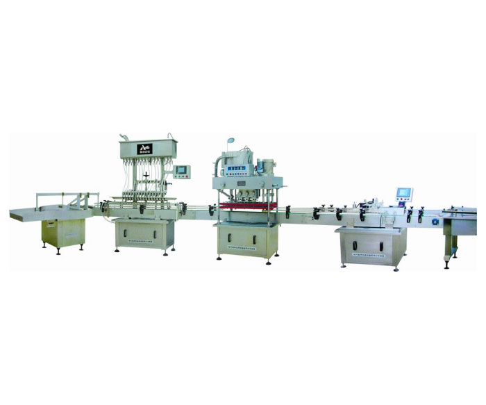Alcohol filling packaging line