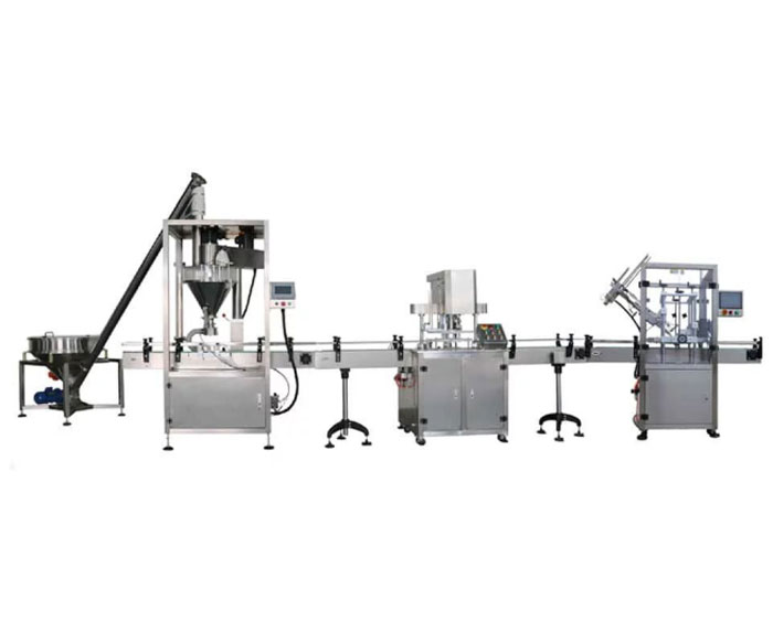 Powder filling production line